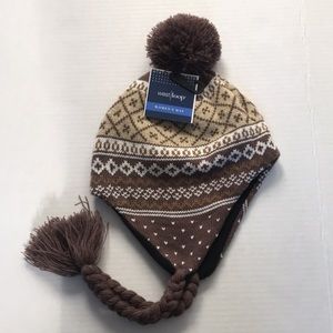 west loop Women’s Fleece Lined Pom Pom Knit Hat